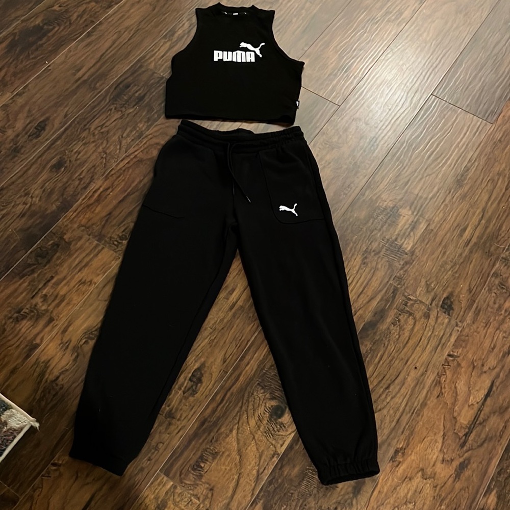 Set of puma joggers and a tank top